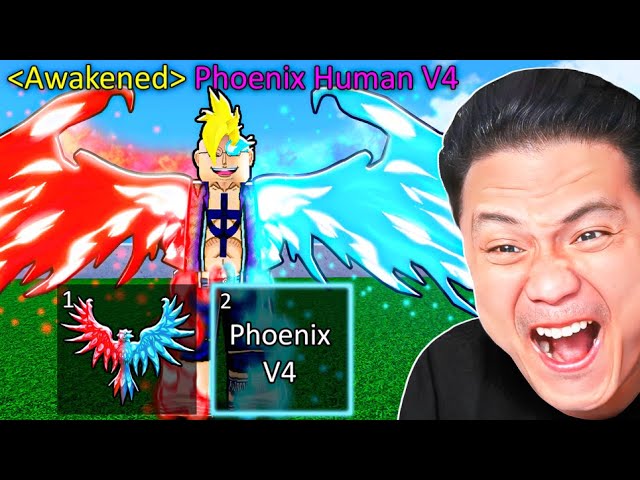 GETTING NEW AWAKENED PHOENIX (7 SKILLS) in Blox Fruits - BiliBili