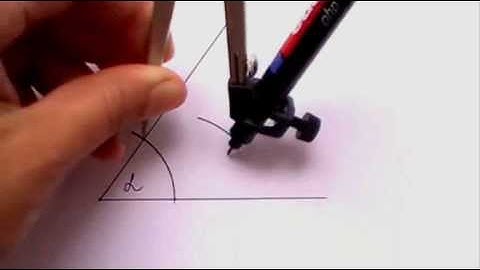 Bisecting an Angle | Angle Bisector Construction