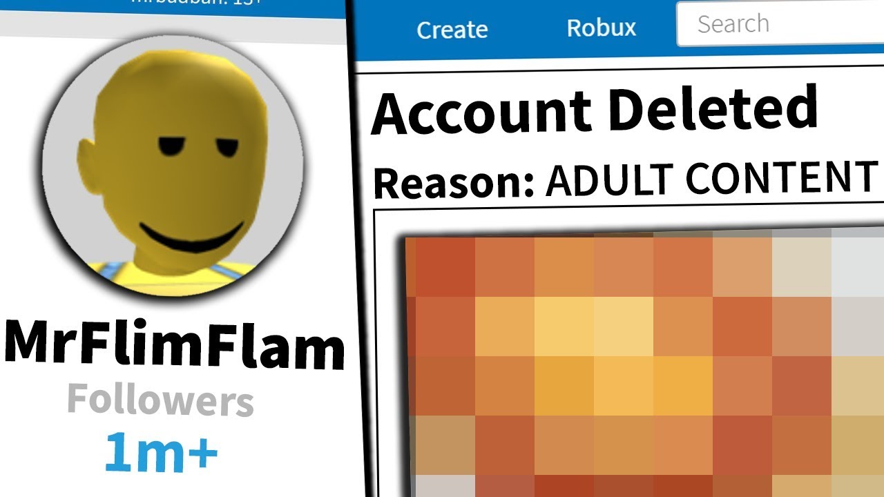 My Roblox Account Is Permanently Deleted Youtube - sebabble deleted my roblox account why youtube