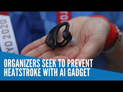 Organizers seek to prevent heatstroke with AI gadget