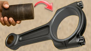 Precision Machining : My Mechanic Made a Connecting Rod from Scratch Using Iron Bar