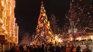 Christmas lights on the Red Square (Moscow, Russia) Рождественские огни на Красной площади в Москве by Notes on Russia 5,878 views 8 years ago 3 minutes, 46 seconds