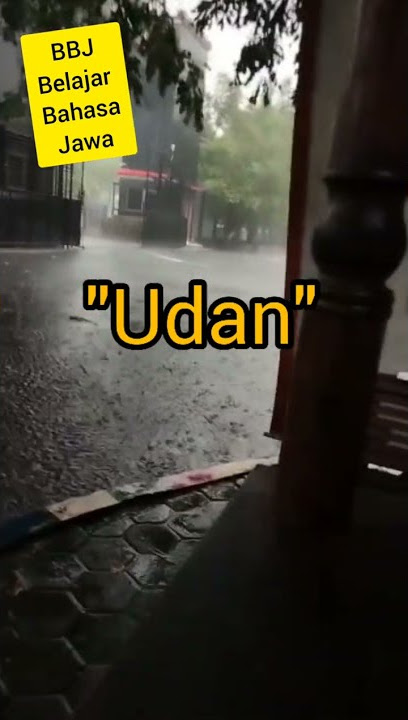 Hujan Bahasa Jawa #bahasajawa #bahasajawamendunia #shorts #shortvideo video  #shortsvideo