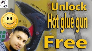 How to Use Hot Glue Gun.(Full Tutorial) Unboxing hot glue gun (English)