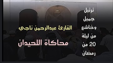 ليلة جميلة بترتيل يخشع له القلب للقارئ عبدالرحمن ناجي بترتيل يحاكي اللحيدان من ليلة 20 رمضان1446