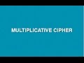 Master the Multiplicative Cipher: Easy Encryption & Decryption Guide π