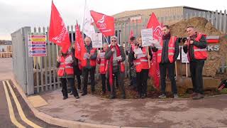 Street Crane Strike Action - Deck the Halls - 131118
