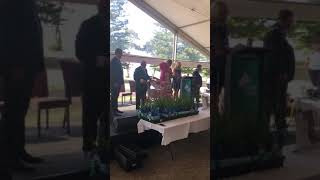 Fatema Zohora taking her Australian citizenship certificate,2019
