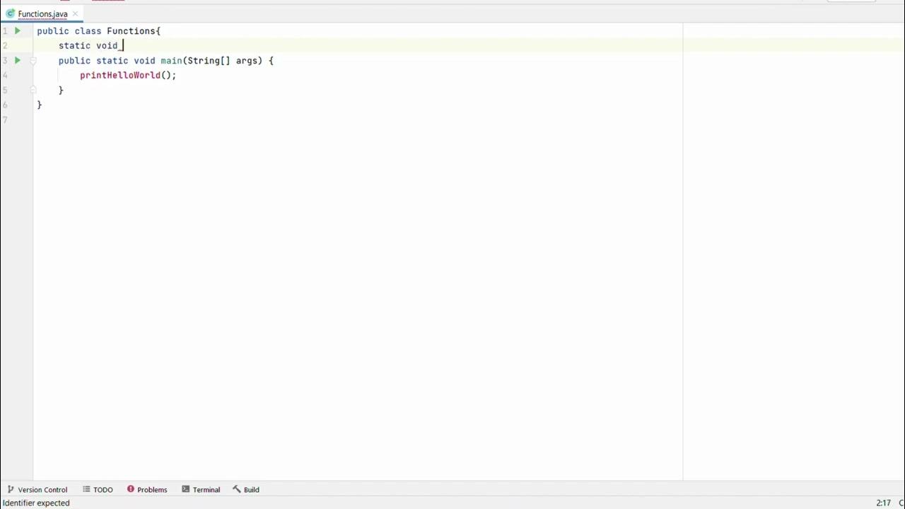 FUNCTIONS in JAVA YouTube