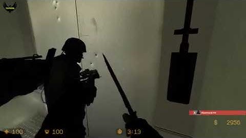 ZOMBIE ESCAPE MOD ON COUNTER-STRIKE: SOURCE, MAP: ZE_sg1_missions, CSS