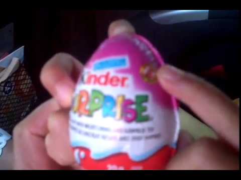 Lauren Toys Review - Kinder Egg surprise - fairy butterfly hairclip, go move kite boomerang