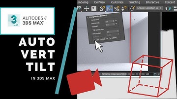 Camera Setup | Auto Vert Tilt in 3ds Max