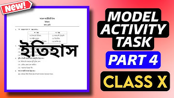 Class 10 History Model Activity Task Part 4 |New Model Activity Task 2021