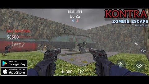 Kontra Multiplayer Fps - Zombie Escape Mode Android Gameplay