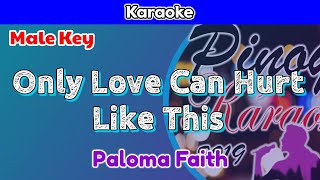 Only Love Can Hurt Like This by Paloma Faith (Karaoke : Male Key)