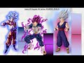 Goku vs vegeta vs gohan power levels all forms  dbz  dbs  sdbh