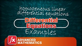 Homogeneous Linear Differential Equations| Lecture 5