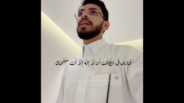 (وَذَا ٱلنُّونِ إِذ ذَّهَبَ مُغَٰضِبٗا) آيات من سوره الأنبياء بصوت إبراهيم محمد🤍🦋#ابراهيم_محمد #راحة
