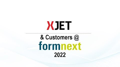 XJet at Formnext 2022 with Customers