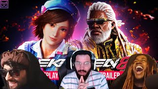 LEROY AND ASUKA GAMEPLAY TRAILER REACTION w\/ Spag and Joka