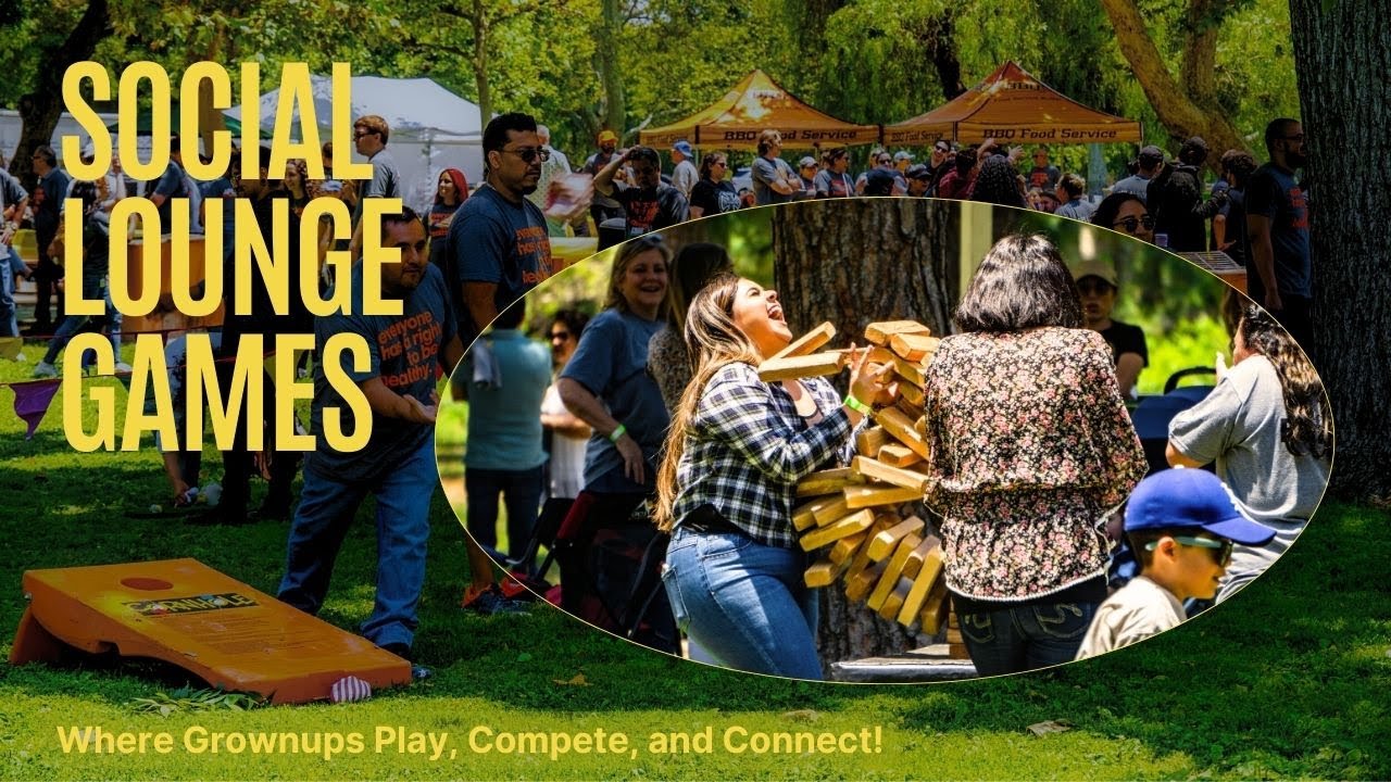 Best Adult Company Picnic Activities 🎯A Social Lounge of Entertainment for the Grownups! Los Angeles