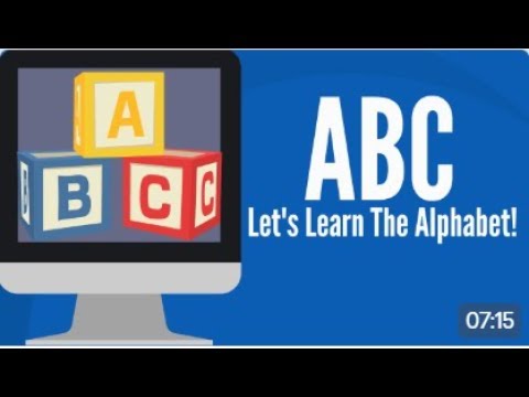 ABC: Let's Learn The Alphabet! A is for apple and ant - YouTube