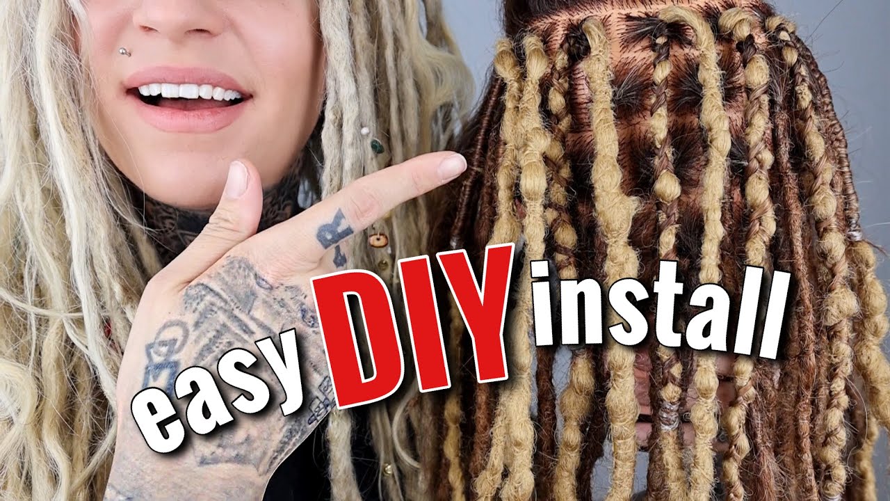 how to braid in temporary dread extensions (SE and DE!) 