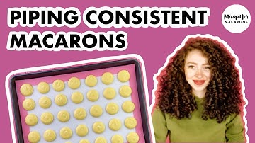 Macaron Troubleshooting | Piping Macarons Consistently (MAKE PERFECT MACARONS)