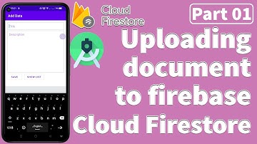 Uploading text document to firebase Cloud Firestore | add document to Cloud Firestore|Android Studio