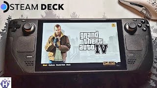 Grand Theft Auto 4 Steam Deck Gameplay 