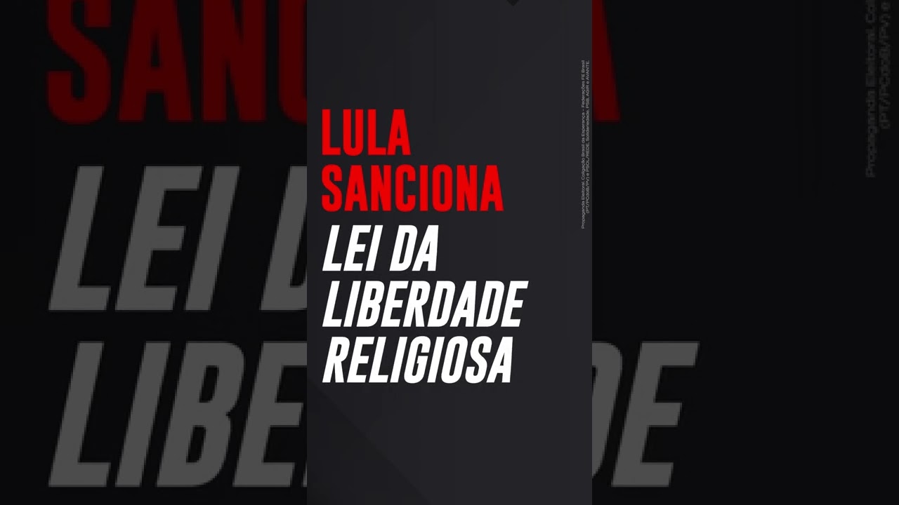 Lula é cristão, nunca fechou nem vai fechar igrejas - Lula