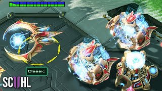 Classic's CRAZY TEMPEST RUSH - Starcraft 2: Classic vs. Dark