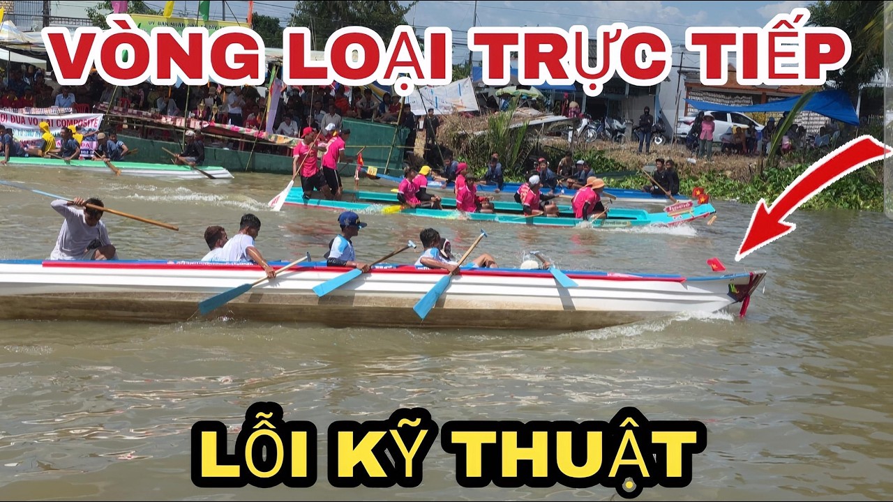 Vòng Loại Trực Tiếp Đua Vỏ Lãi Tam Sóc Gay Cấn Từng Mét Nước | Tam Soc Boat Race