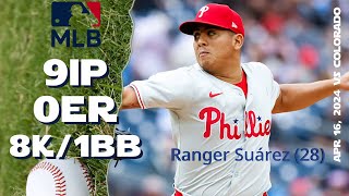 Ranger Suárez, CG, April 16, 2024 | MLB highlights