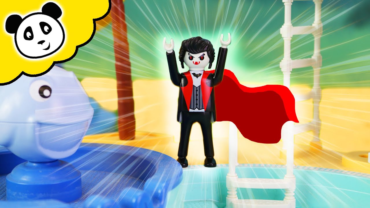 Playmobil Locke el Vampiro - El héroe de la piscina! Playmobil español