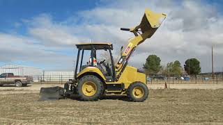 Cat Skip Loader Grader Start up procedures By Operator Gilbert Barajas