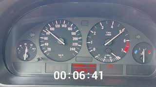 : BMW E39 530i 3.0 170kW, Acceleration, 0-100