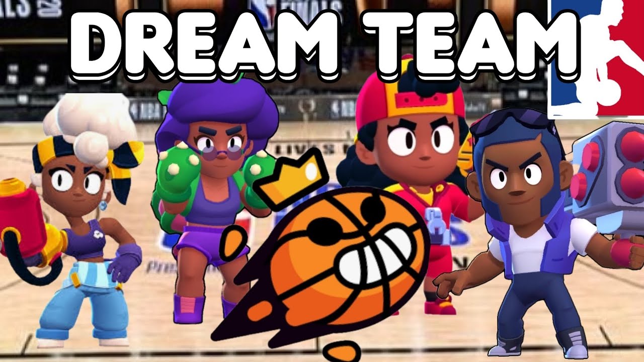 🍫El DREAM TEAM de la NBA en ⭐Brawl Stars⭐ - YouTube