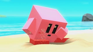 Playing as MINECRAFT KIRBY in Kirby and the Forgotten Land is FANTASTIC!! (Cute Kirby mod)