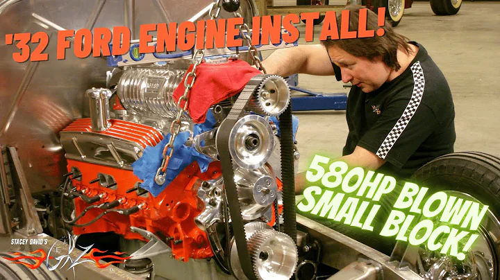 1932 Ford Rat Roaster Engine & Transmission Install - Stacey David's Gearz S2 E2
