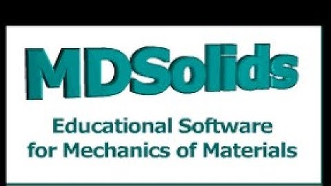 CE202-Strength Of Materials-MD solids Tutorial