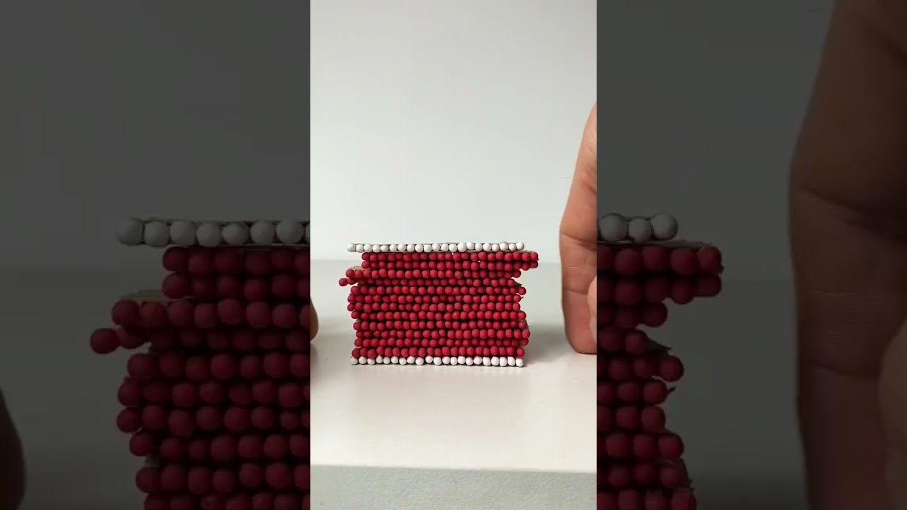 Denmark 🇩🇰 flag with matchsticks