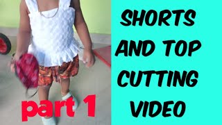 shorts and top cutting and stitching video//Creative Home/part 1