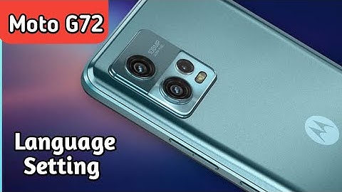 Language Change In Moto G72, Language Setting In Moto G72,