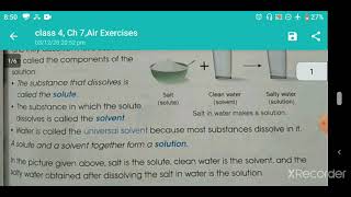 Ch 8 Materials and solutions class 4 Science