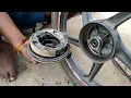 Bike Front Wheel Full Servicing At Home | My Mechanical Support | Passion Pro | Abhishek Singh