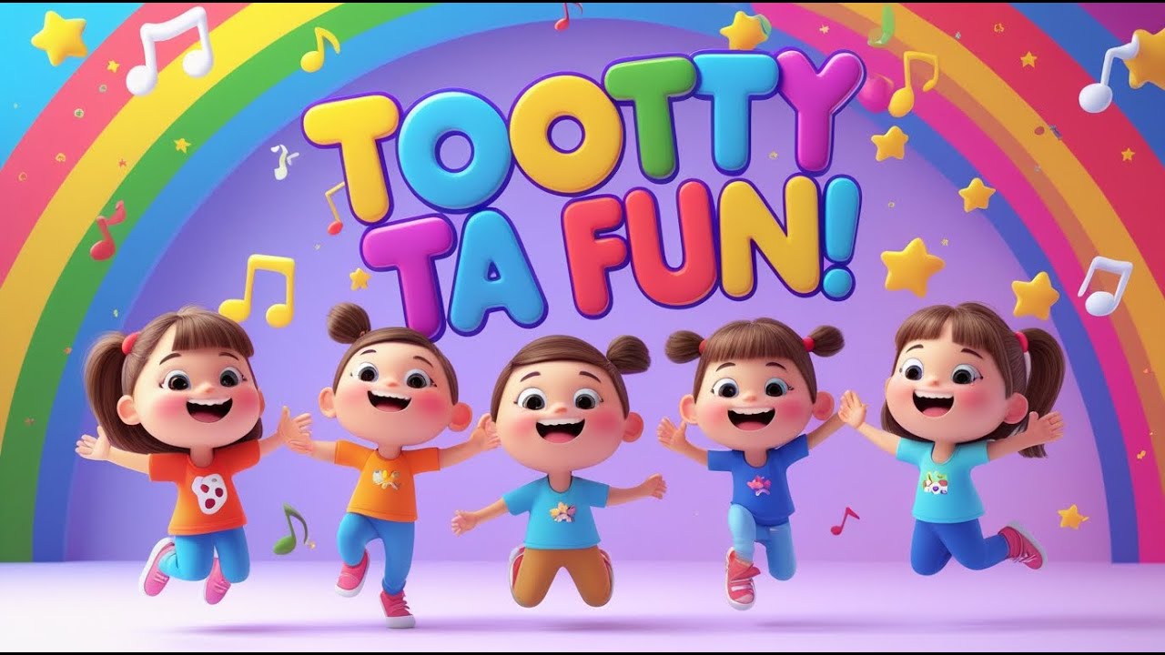 Tooty Ta Fun | Action Song for Kids | Nursery Rhyme for Toddlers | Dance & Move Song | Sing Along