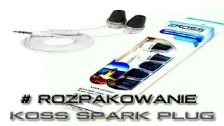 Video thumbnail of "UNBOXING Koss Spark Plug Patchfinder | Słuchawki z Mocnym Basem"