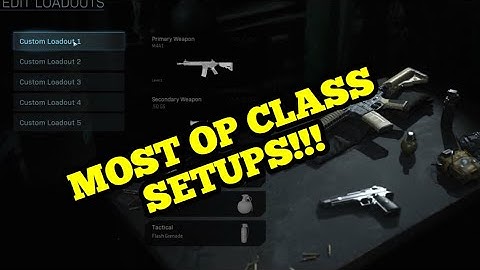 Most OP Class Setups For Modern Warfare Hardcore!