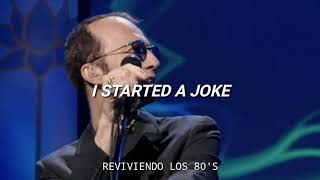 Bee Gees - I Started a Joke | Subtitulado al Español